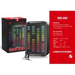 KTS-1752 Mikrofonlu RGB 8 ' Bluetooth Hoparlör