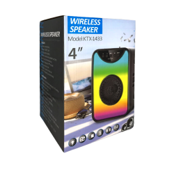 KTX1433 Modeli Bluetooth Speaker SD-USB-FM 4 ' İnç