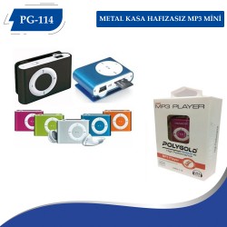 PG-114  METAL KASA HAFIZASIZ MP3 MİNİ 